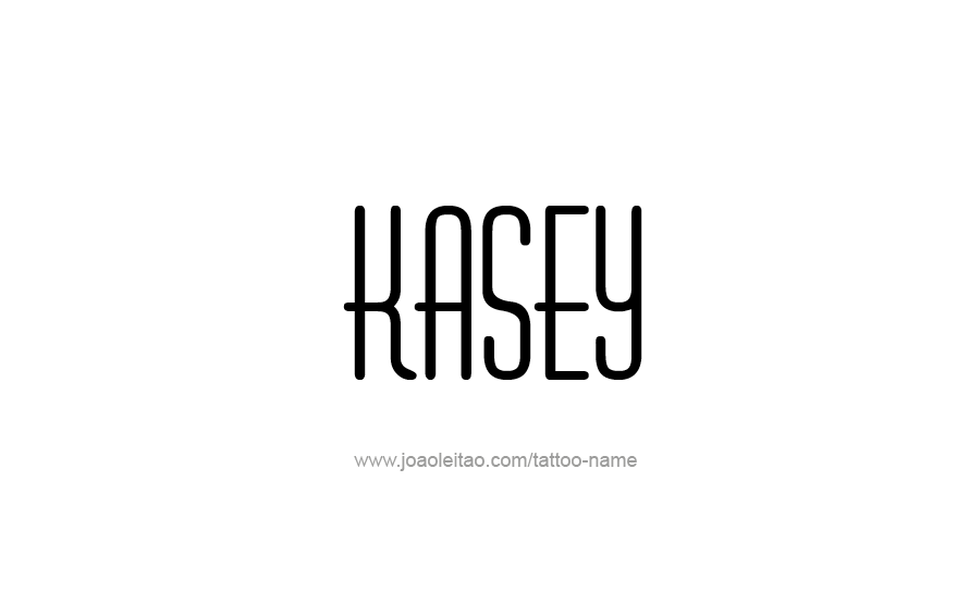 Tattoo Design Name Kasey   