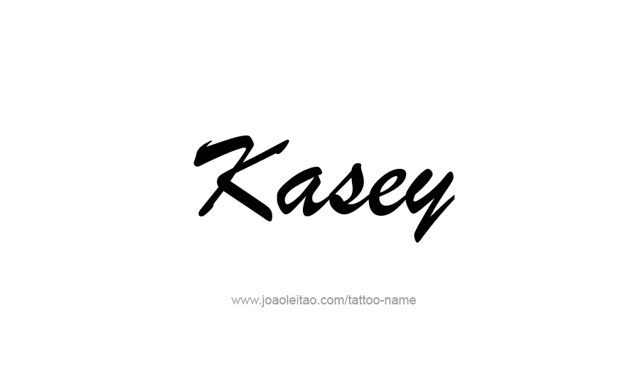 Tattoo Design Name Kasey   