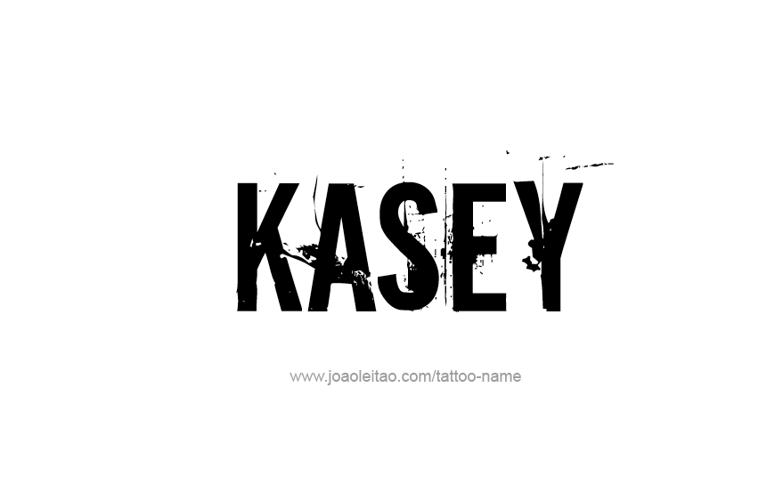 Tattoo Design Name Kasey   