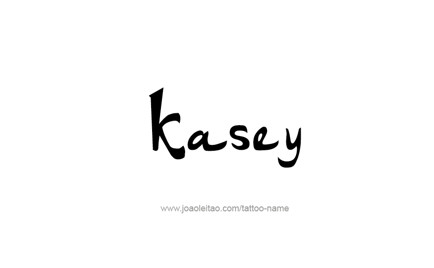 Tattoo Design Name Kasey   