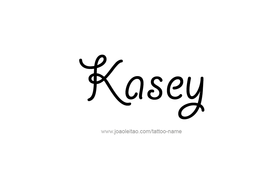 Tattoo Design Name Kasey   