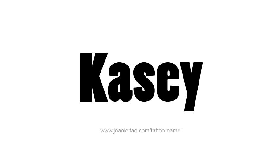 Tattoo Design Name Kasey   