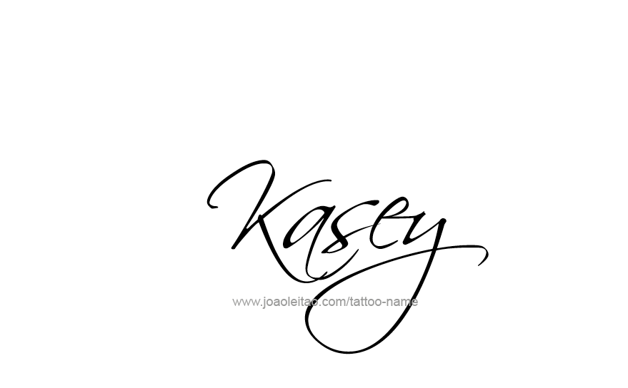 Tattoo Design Name Kasey   