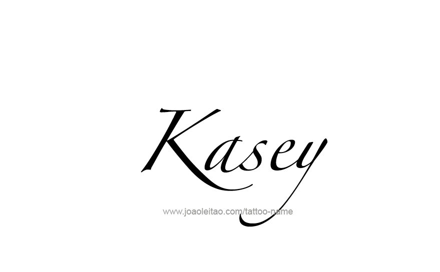 Tattoo Design Name Kasey   