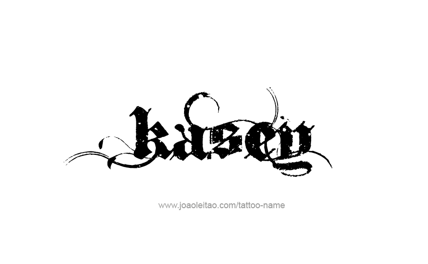 Tattoo Design Name Kasey   