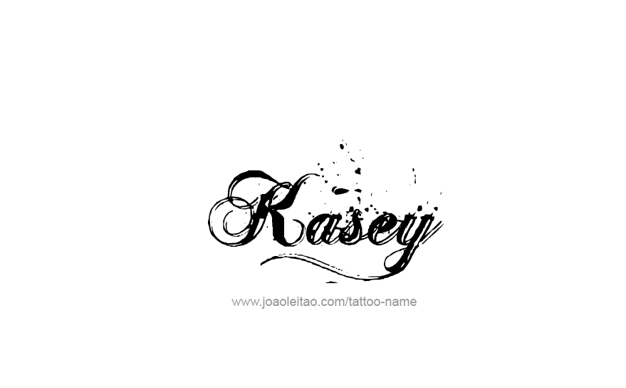 Tattoo Design Name Kasey   