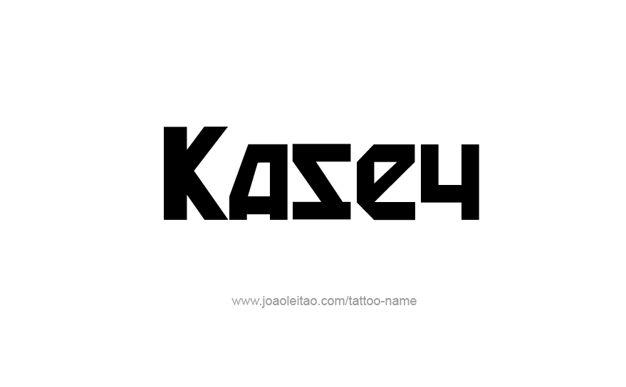 Tattoo Design Name Kasey   