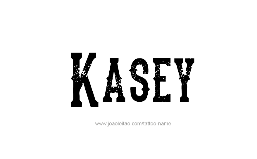 Tattoo Design Name Kasey   