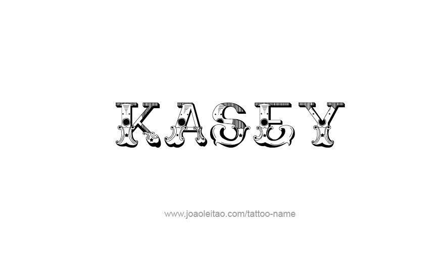 Tattoo Design Name Kasey   