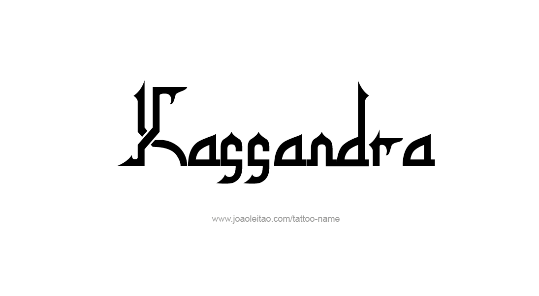 Tattoo Design Name Kassandra   