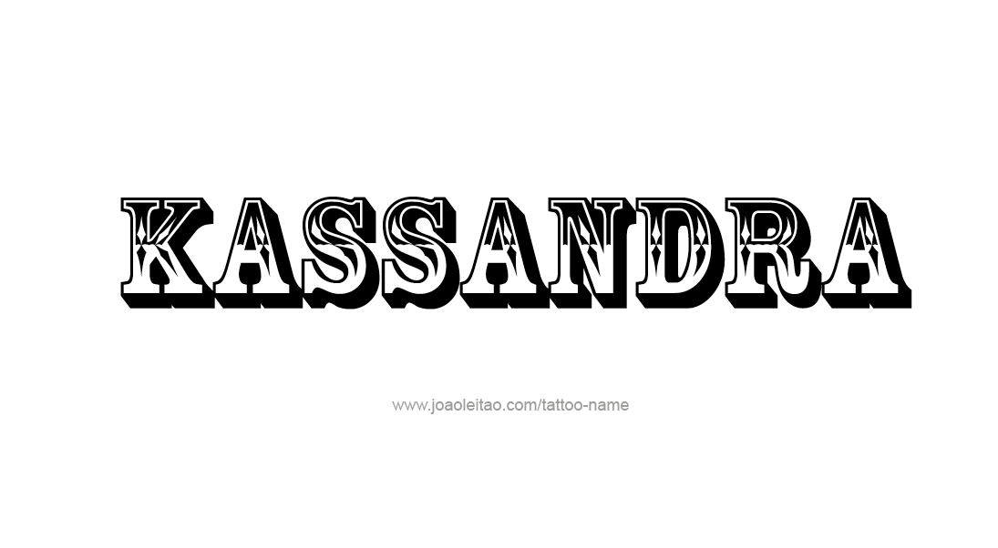 Tattoo Design Name Kassandra   