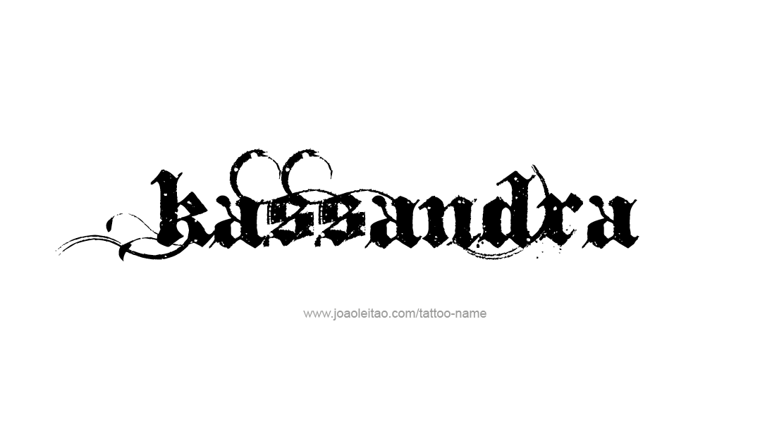 Tattoo Design Name Kassandra   