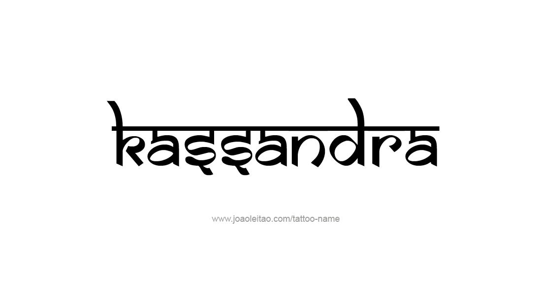 Tattoo Design Name Kassandra   