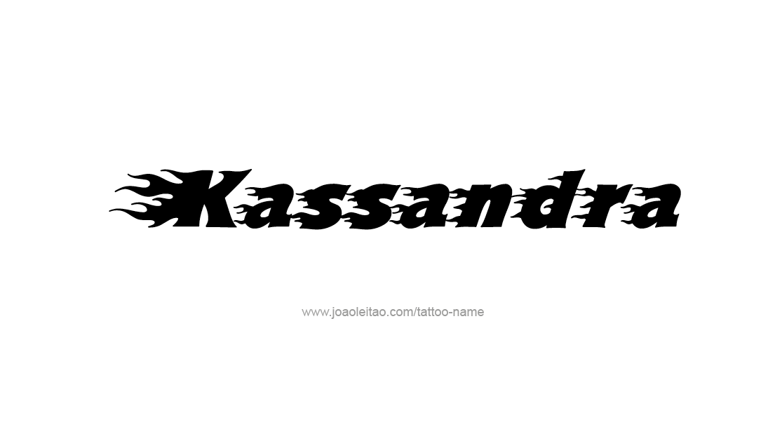 Tattoo Design Name Kassandra   