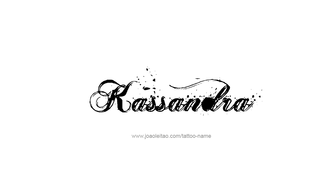 Tattoo Design Name Kassandra   