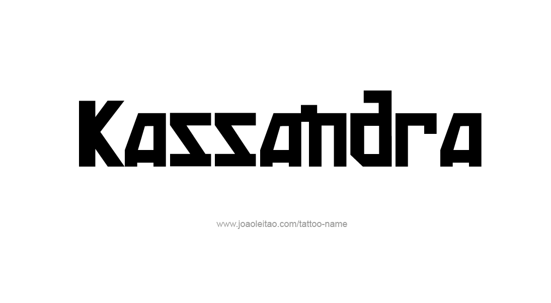 Tattoo Design Name Kassandra   