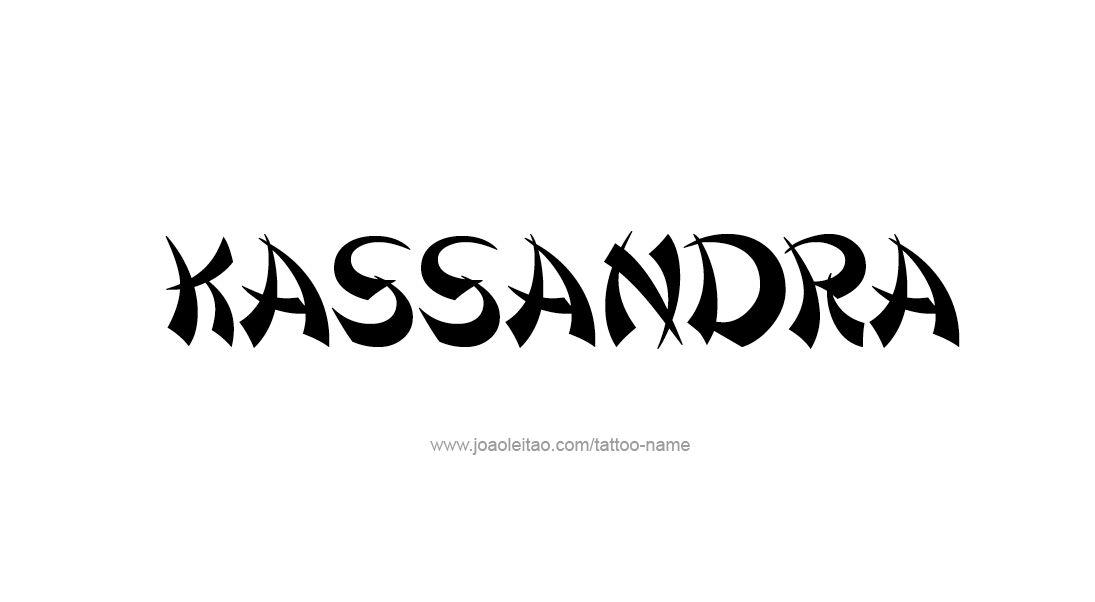 Tattoo Design Name Kassandra   