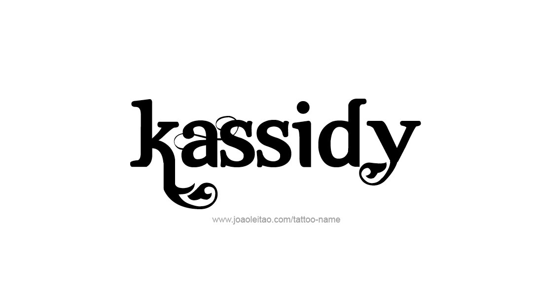 Tattoo Design Name Kassidy   