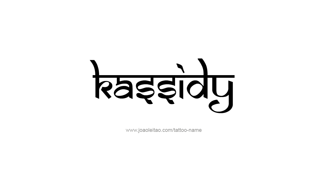 Tattoo Design Name Kassidy   