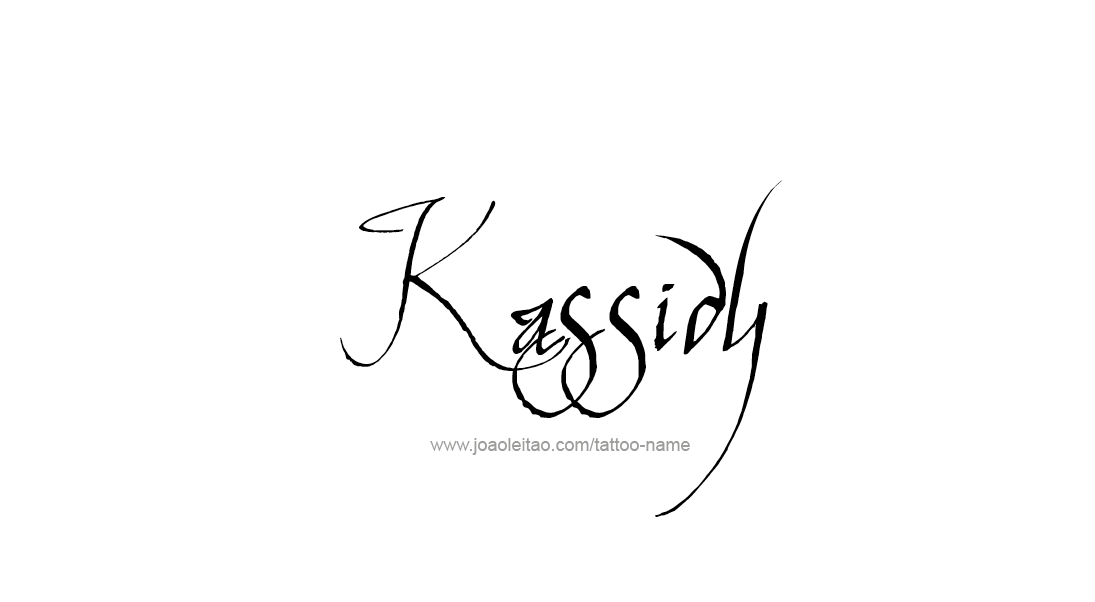 Tattoo Design Name Kassidy   