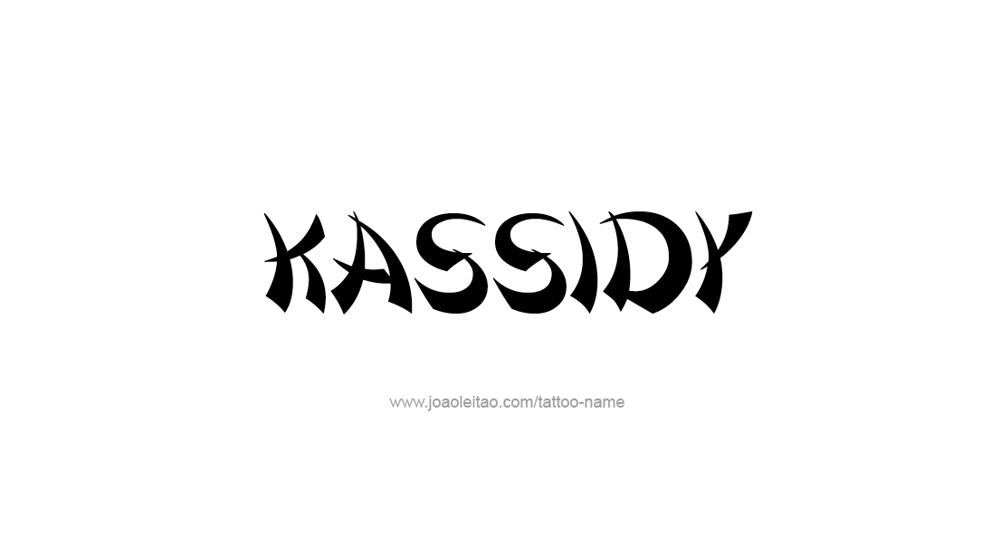 Tattoo Design Name Kassidy   