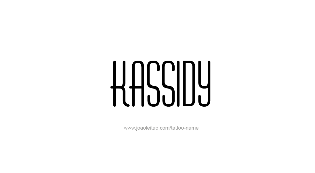 Tattoo Design Name Kassidy   