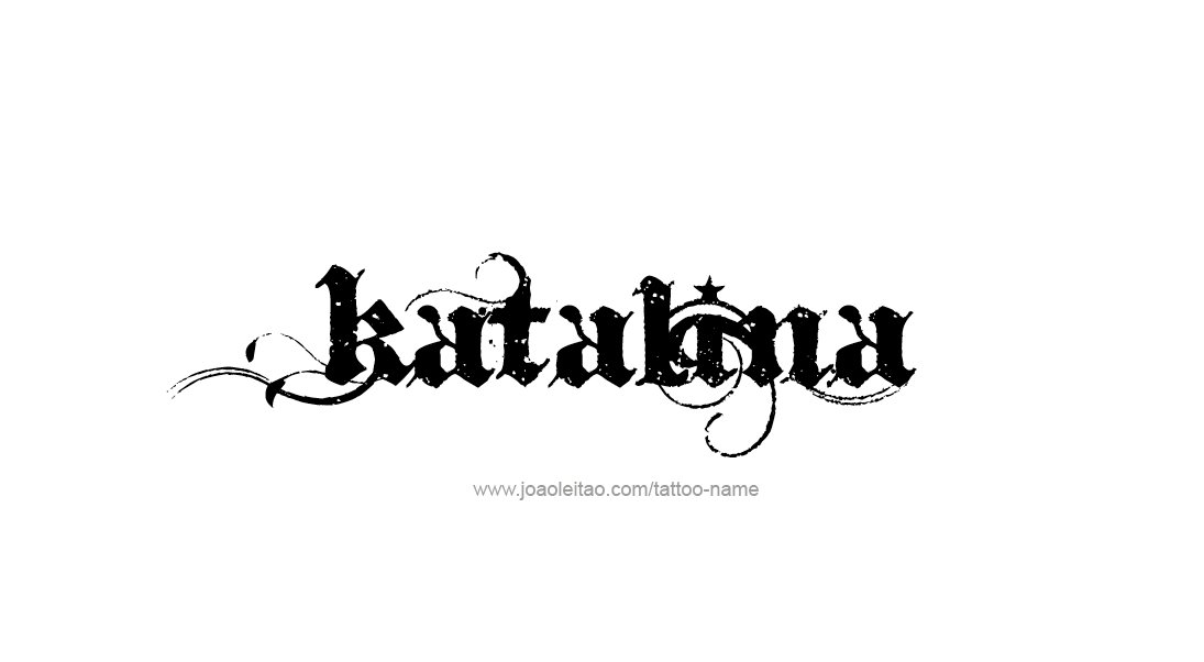 Tattoo Design Name Katalina   