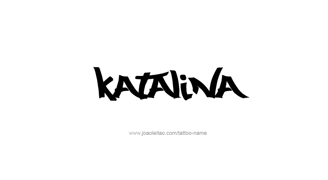 Tattoo Design Name Katalina   