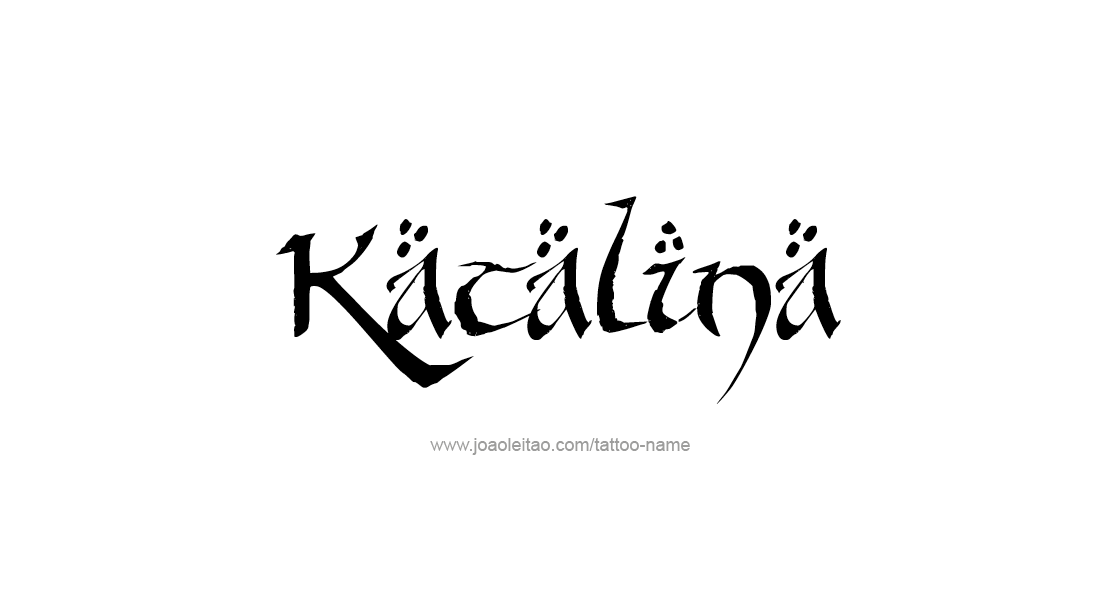 Tattoo Design Name Katalina   