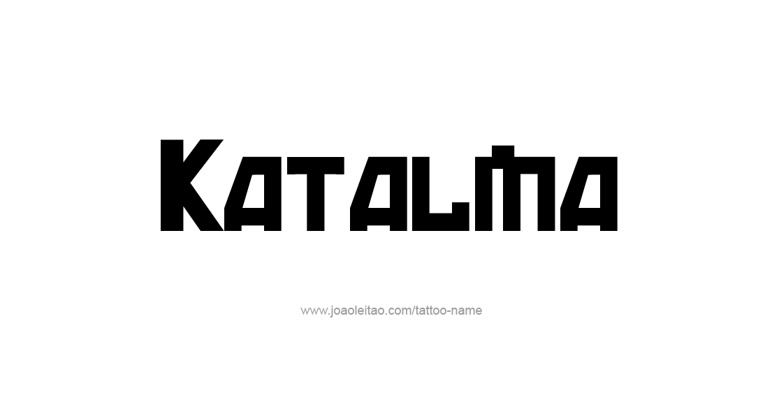 Tattoo Design Name Katalina   