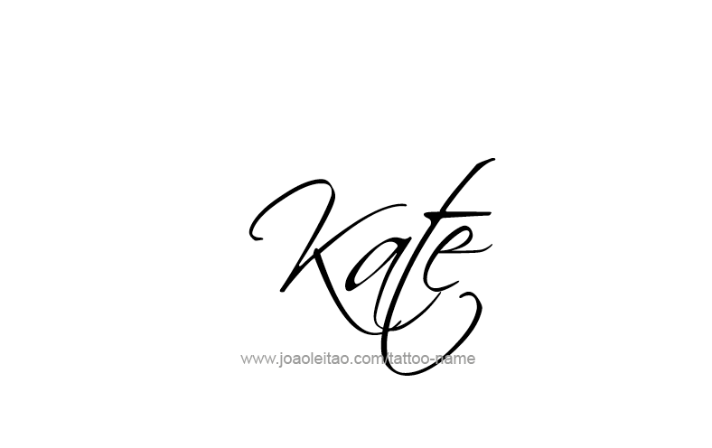 Tattoo Design Name Kate   