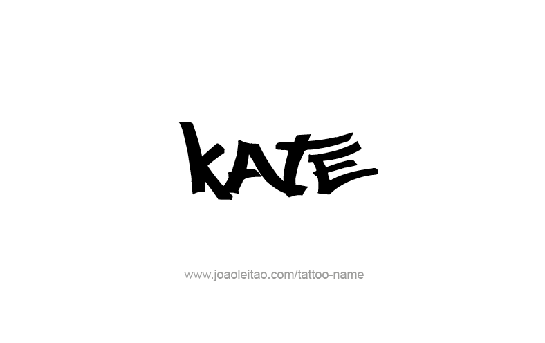 Tattoo Design Name Kate   
