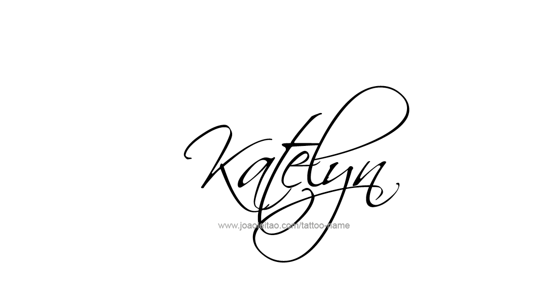 Tattoo Design Name Katelyn   