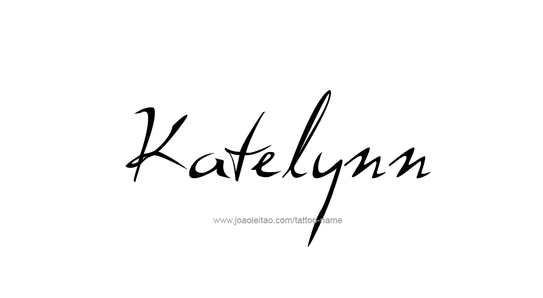 Tattoo Design Name Katelynn   