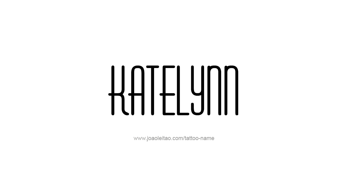 Tattoo Design Name Katelynn   