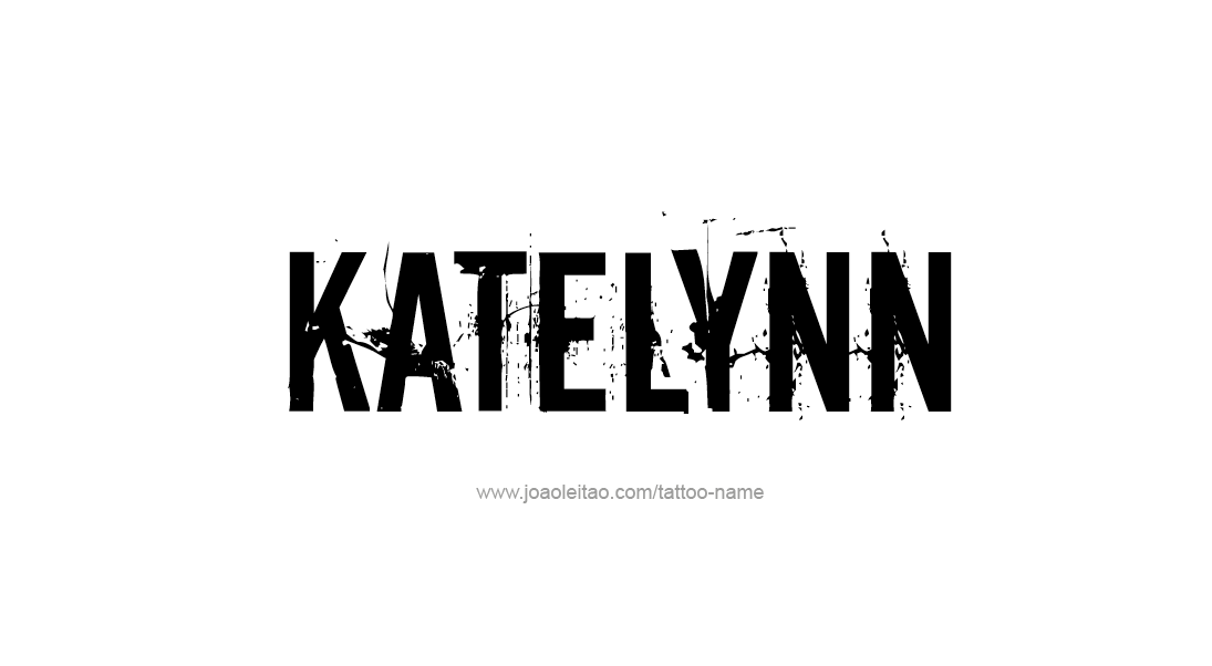 Tattoo Design Name Katelynn   