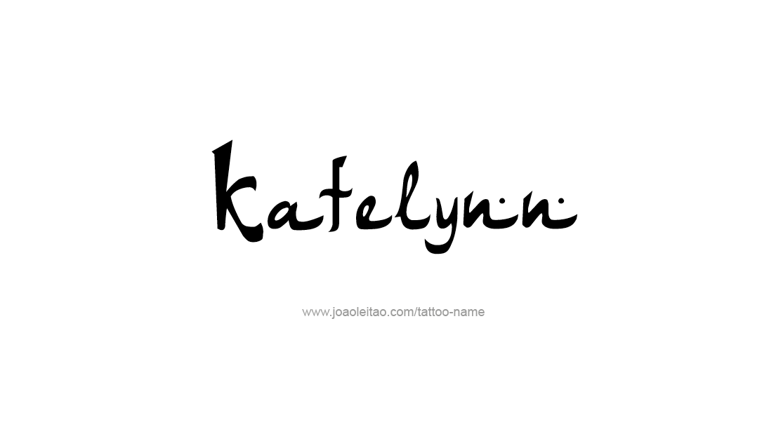 Tattoo Design Name Katelynn   