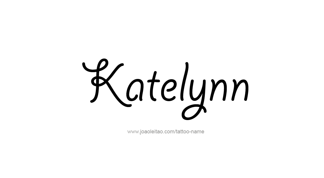 Tattoo Design Name Katelynn   