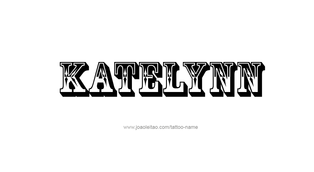 Tattoo Design Name Katelynn   