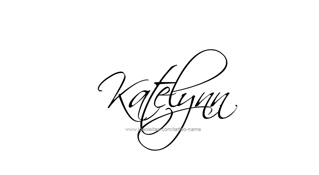 Tattoo Design Name Katelynn   
