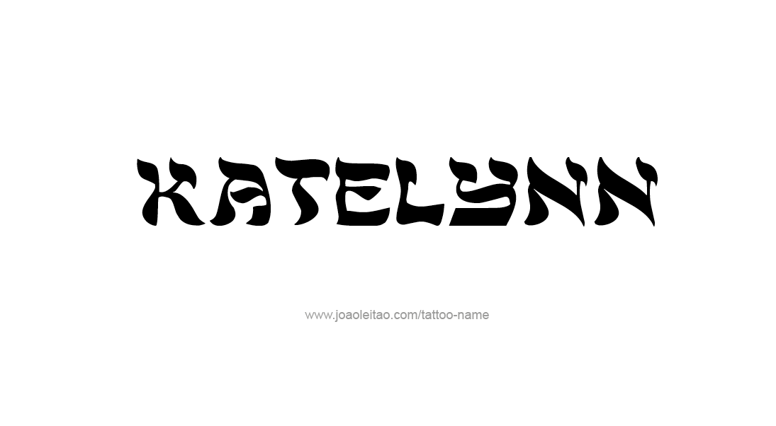 Tattoo Design Name Katelynn   