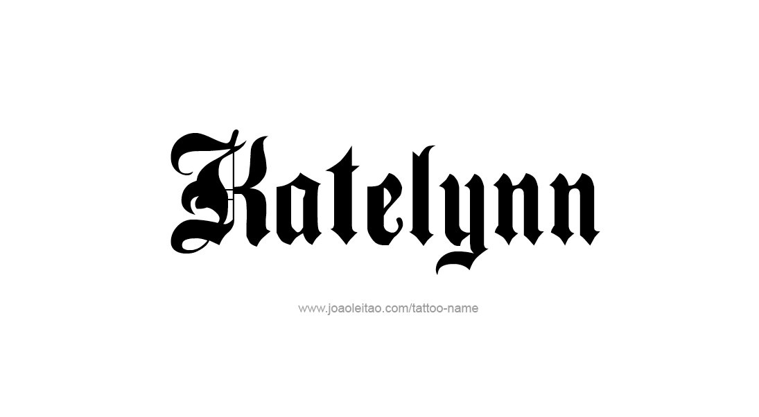 Tattoo Design Name Katelynn   