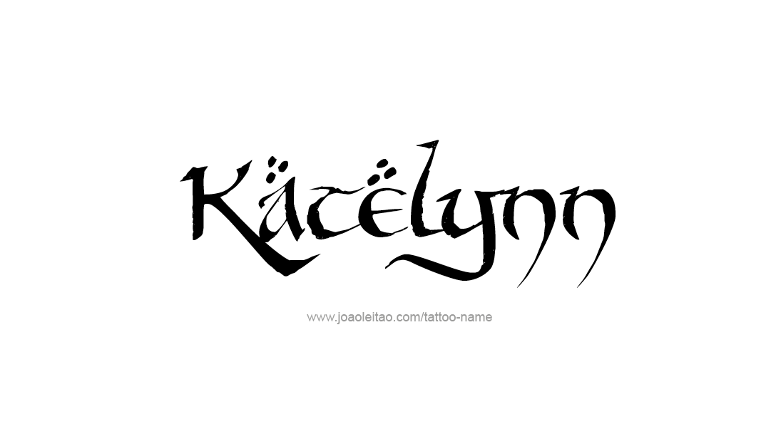 Tattoo Design Name Katelynn   