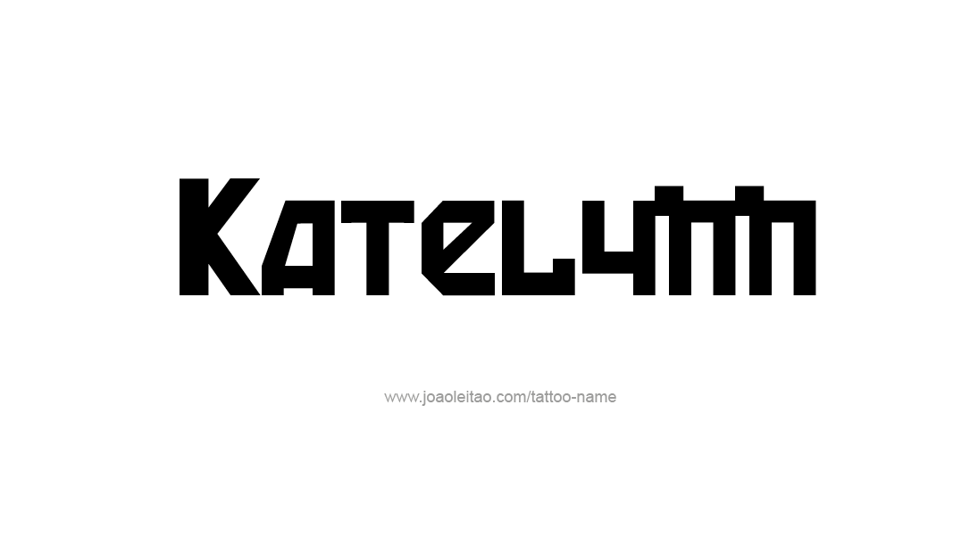 Tattoo Design Name Katelynn   