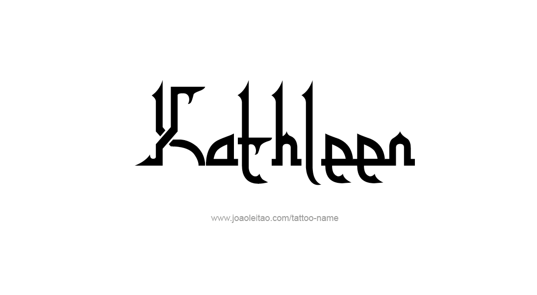 Tattoo Design Name Kathleen   