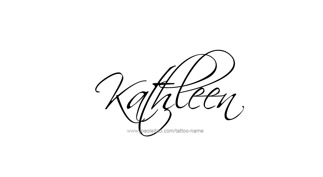 Tattoo Design Name Kathleen   