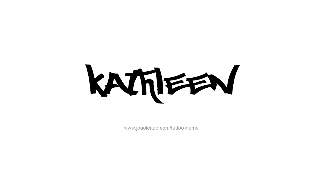 Tattoo Design Name Kathleen   