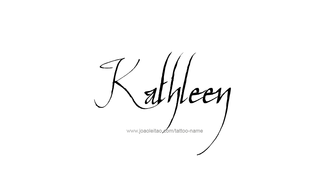 Tattoo Design Name Kathleen   