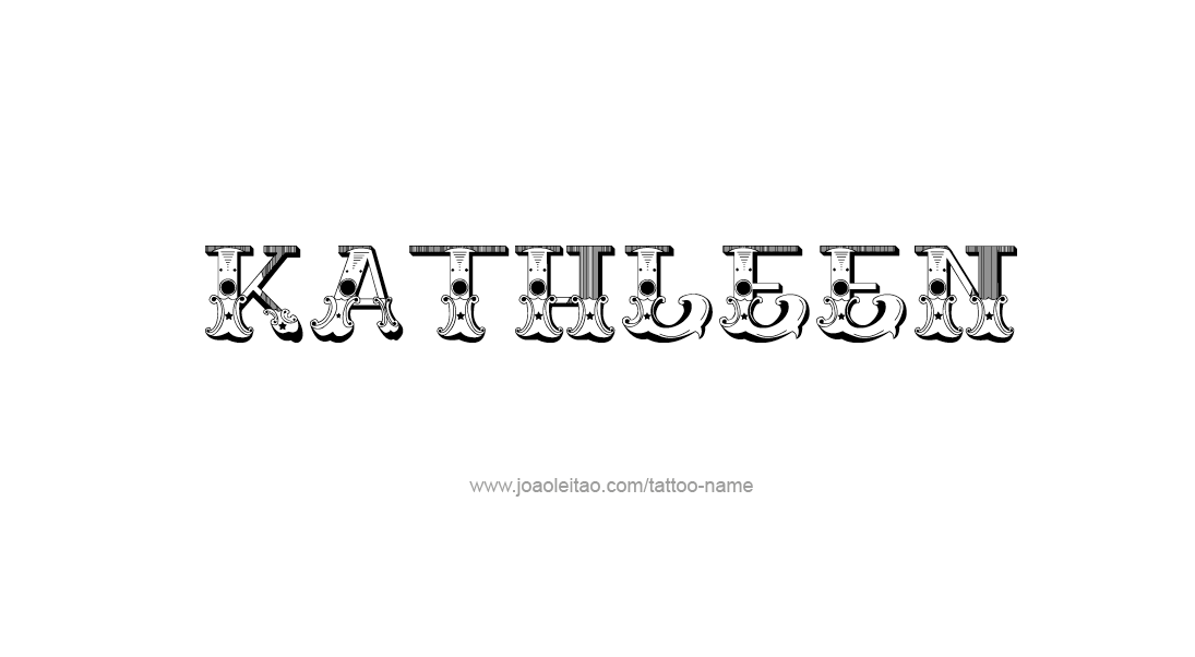 Tattoo Design Name Kathleen   