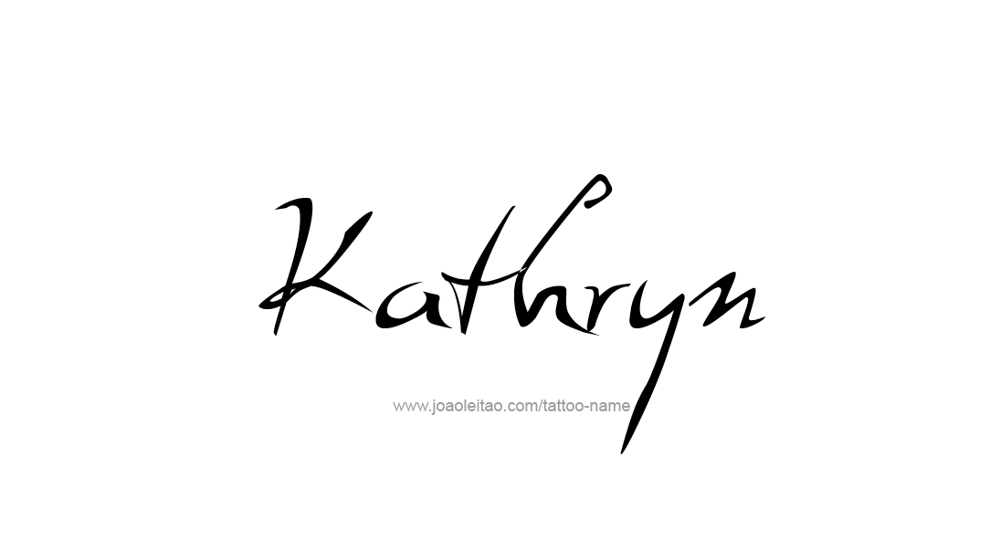 Tattoo Design Name Kathryn   